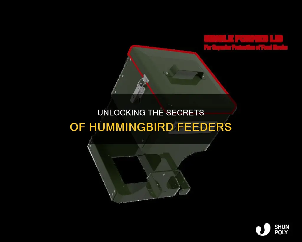 how to open plastic hummingbird feeder