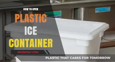 Unlocking the Ice: Opening Plastic Containers