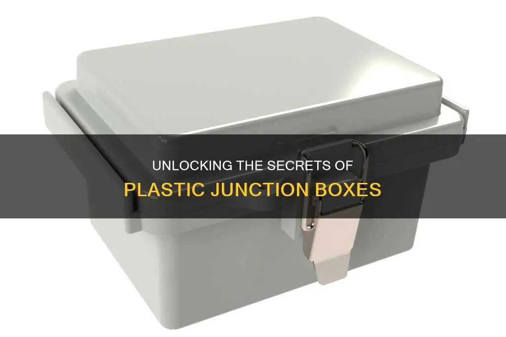 how to open plastic junction box