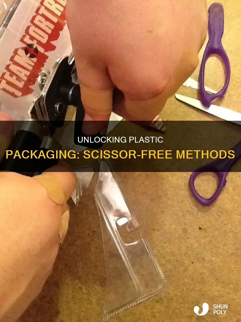 how to open plastic packaging without scissors