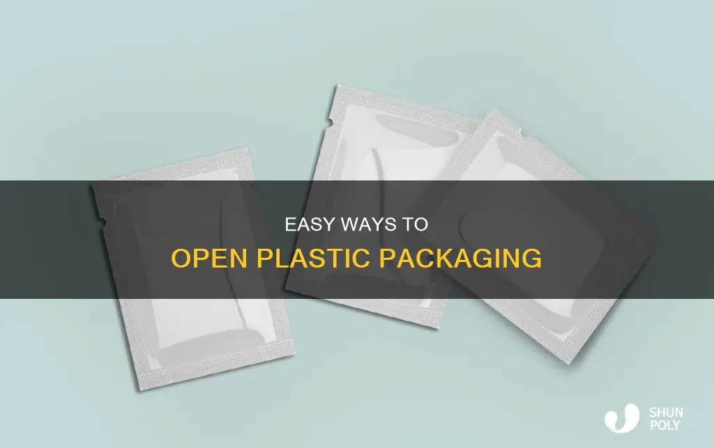 how to open plastic sealed top