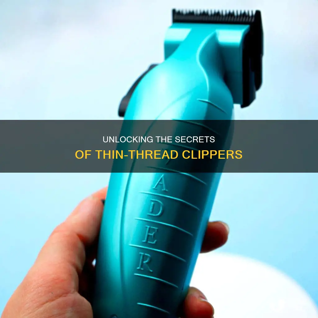 how to open plastic thin thred clipper