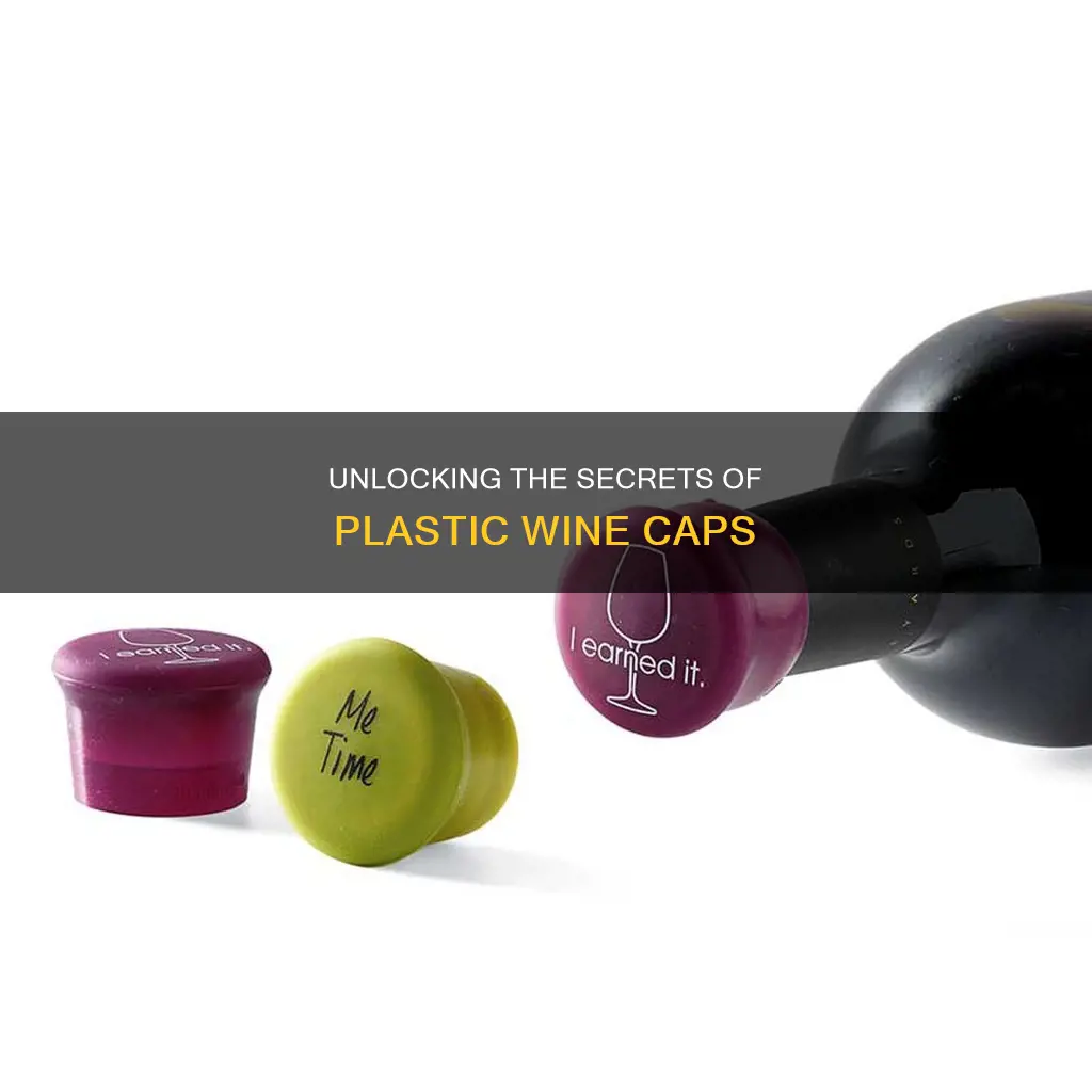 how to open plastic wine cap
