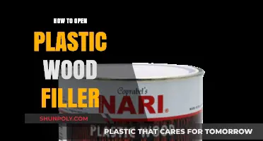 Easy Guide to Opening Plastic Wood Filler