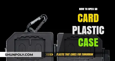 Unlocking SD Cards: Opening the Plastic Case