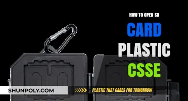 Unlocking SD Cards: Opening the Plastic Case