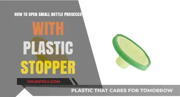 Effortless Prosecco Opening: Mastering Small Bottles with Plastic Stoppers