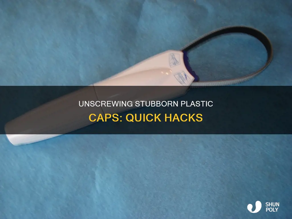 how to open unopenable plastic caps