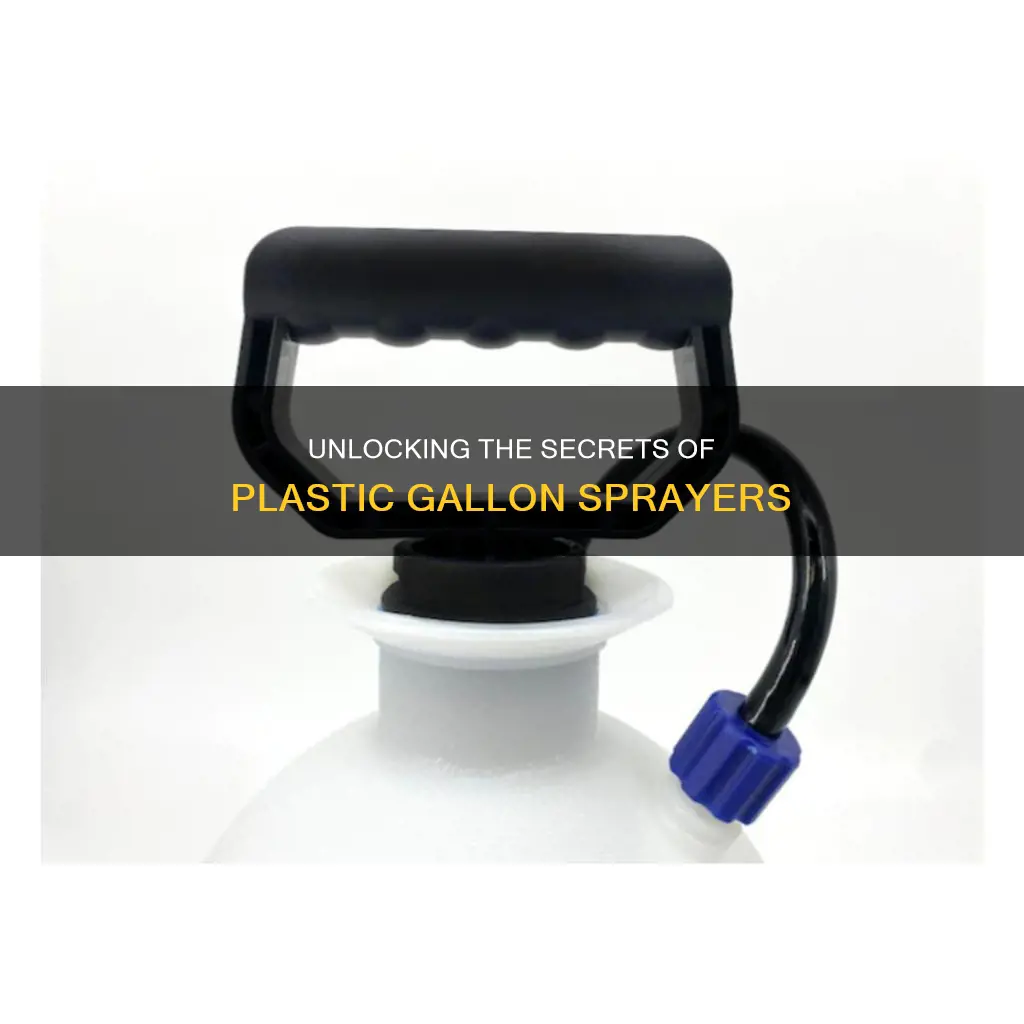 how to open up plastic gallon sprayers
