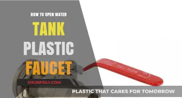 Unlocking Your Water Tank Faucet