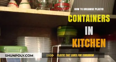 Smart Ways to Organize Plastic Containers in Your Kitchen