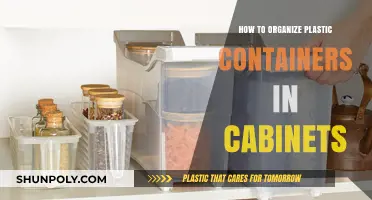 Smart Ways to Organize Plastic Containers in Your Cabinets