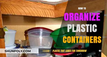 Smart Ways to Organize Plastic Containers