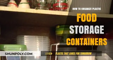 Smart Ways to Organize Plastic Food Storage Containers