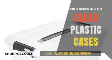 Efficient Unit Organization: Clear Plastic Case Storage Solutions