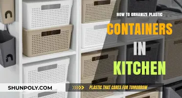 Smart Ways to Organize Plastic Containers in Your Kitchen