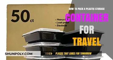 Packing Plastic Storage Containers: Travel Edition