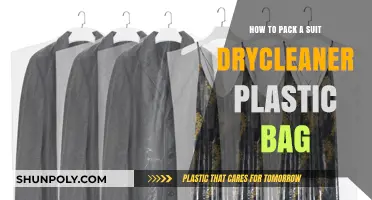 Mastering the Art of Packing Suits in Dry Cleaner Bags