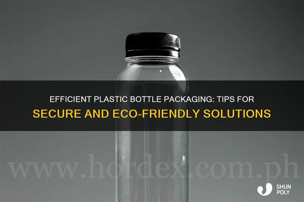 how to package a plastic bottle