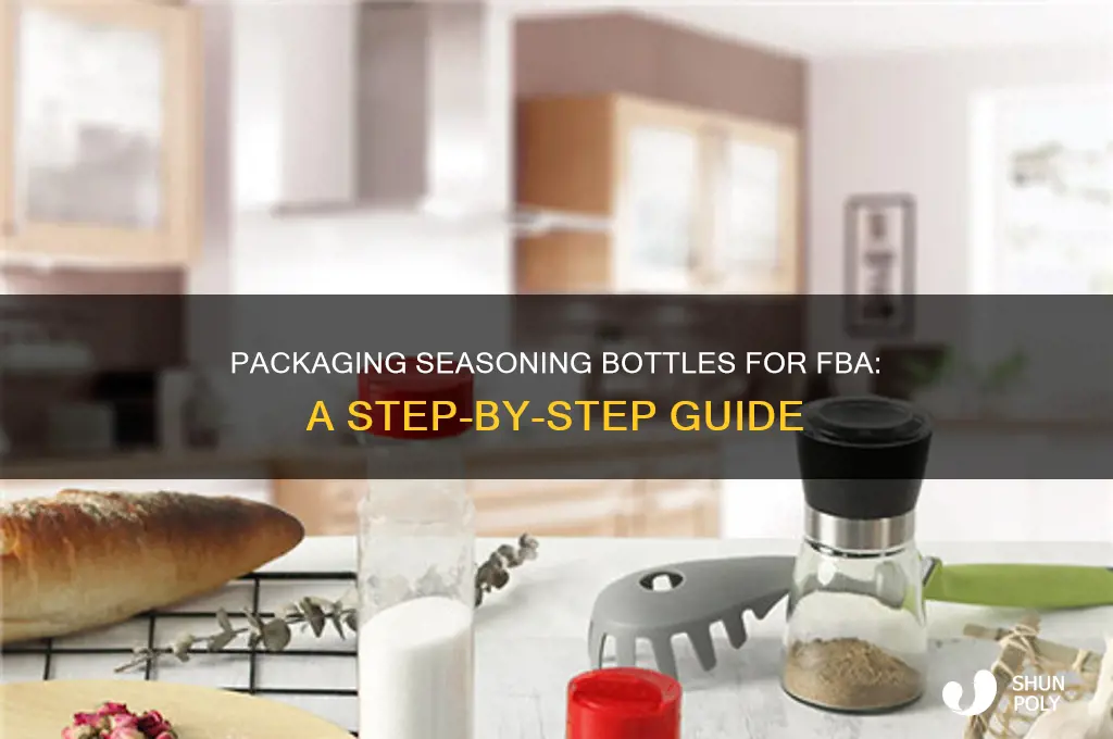 how to package seasoning plastic bottles for fba
