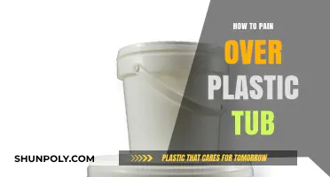 Spray Painting Your Plastic Tub: A Quick Guide