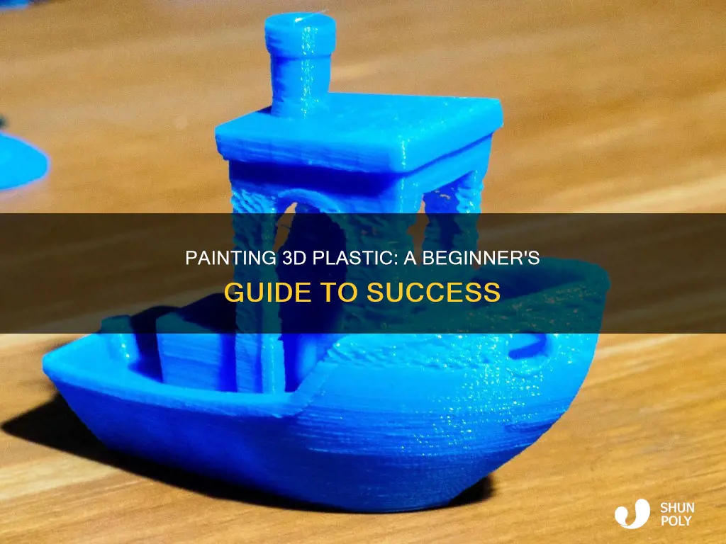 how to paint 3d plastic