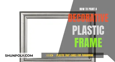 Decorative Plastic Frame: Painting Tips and Tricks