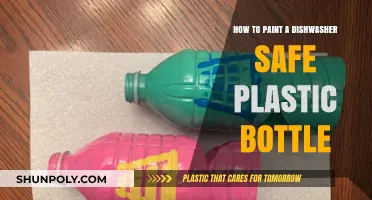 DIY Dishwasher Safe: Painting Plastic Bottles for Long-Lasting Use