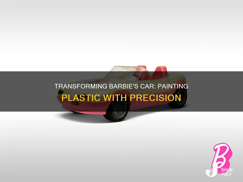 how to paint a plastic barbie car