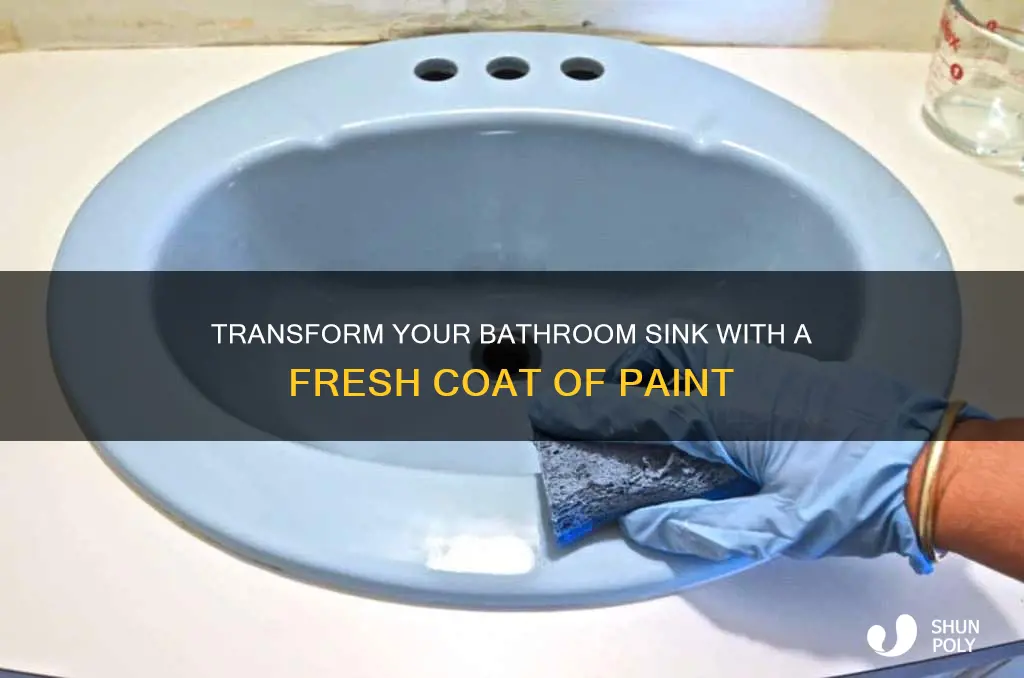how to paint a plastic bathroom sink