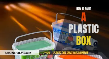 Transforming Plastic Boxes with Paint: A Simple Guide