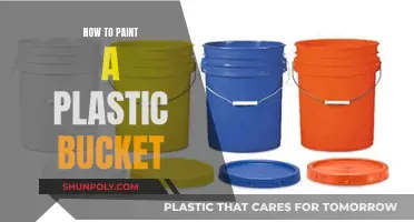 Transforming Plastic Buckets with Paint: A Simple Guide
