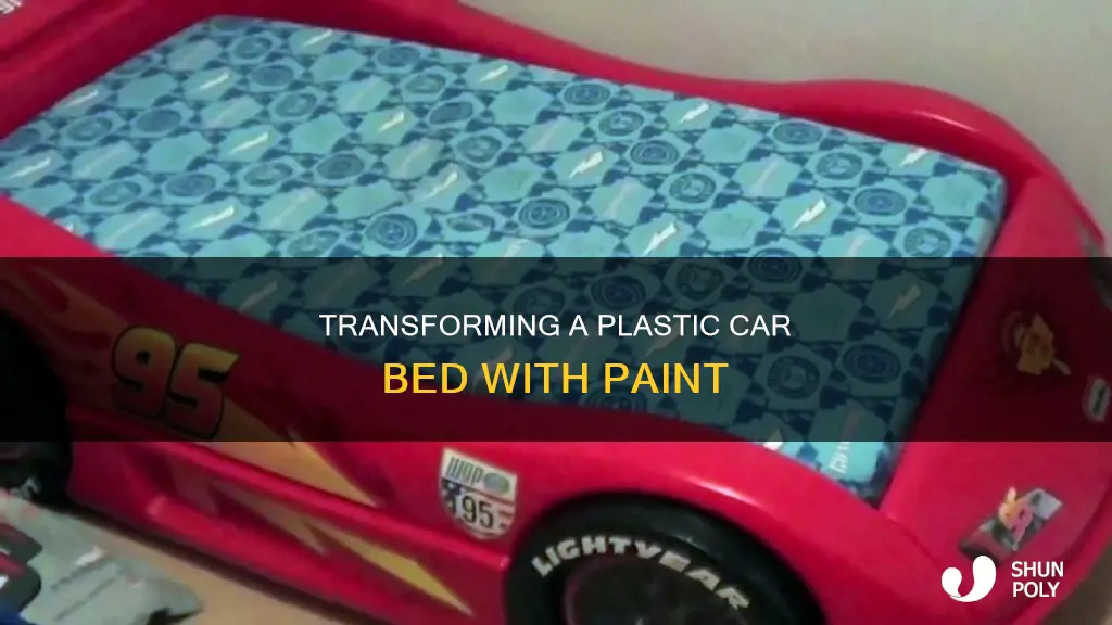 how to paint a plastic car bed