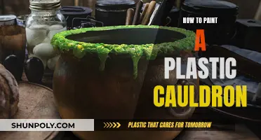 Transforming Plastic Cauldrons with Paint: A Step-by-Step Guide