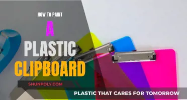 Transforming a Plastic Clipboard with Paint: A Simple Guide