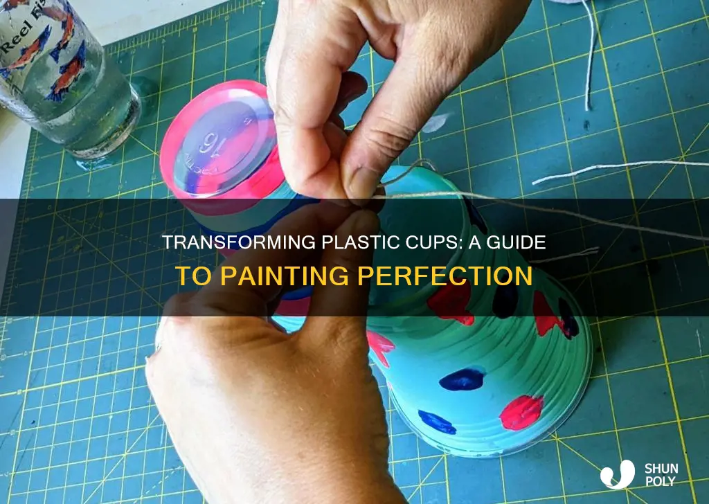 how to paint a plastic cup