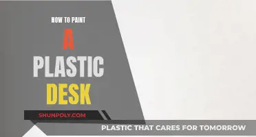 Transform Your Plastic Desk with a Fresh Coat of Paint