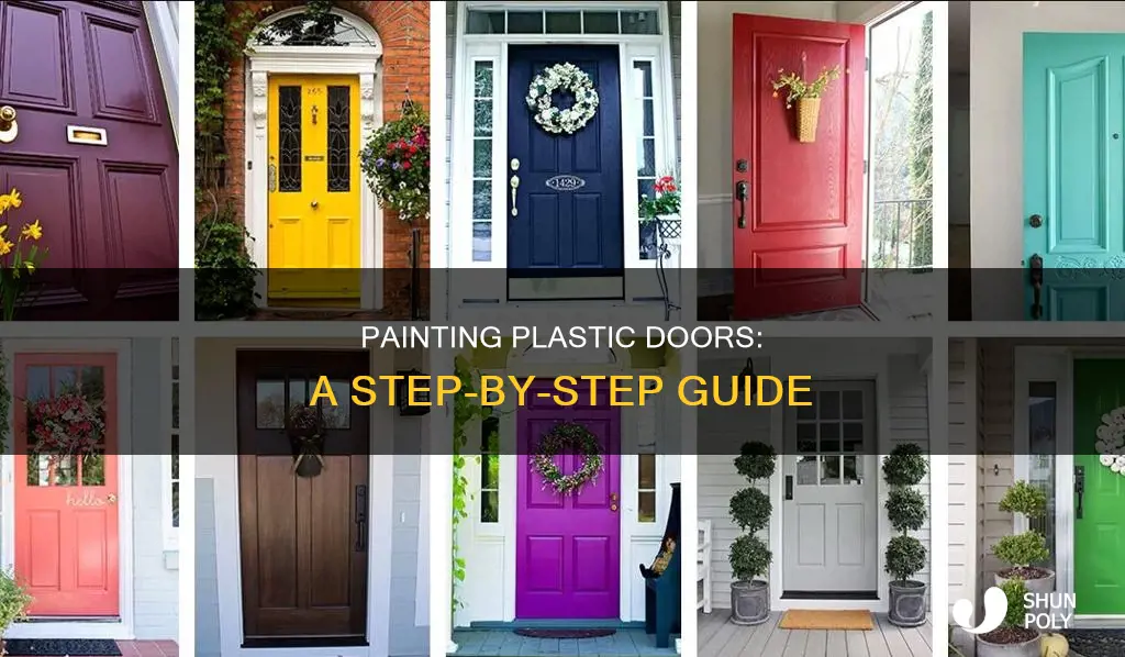 how to paint a plastic door