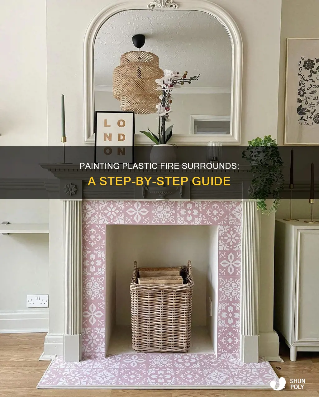 how to paint a plastic fire surround