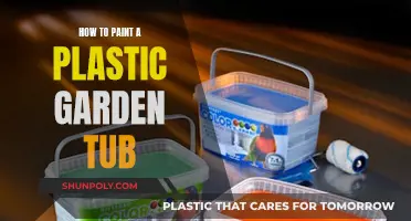 Painting Plastic Garden Tubs: A Step-by-Step Guide