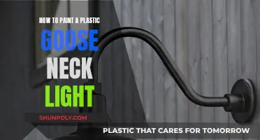 Painting a Plastic Goose-Neck Light: A Step-by-Step Guide