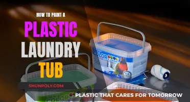 Transform Your Plastic Laundry Tub with a Fresh Coat of Paint