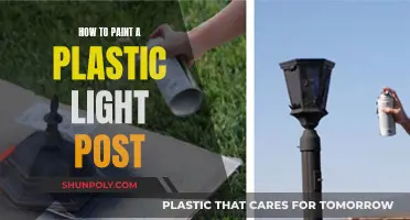 Painting a Plastic Light Post: A Step-by-Step Guide