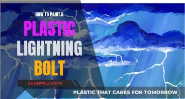 Painting Plastic Lightning Bolts: A Simple Guide