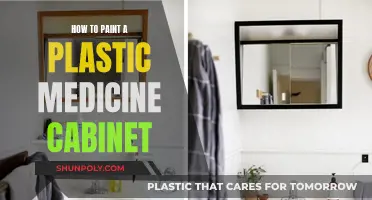 Transforming Your Plastic Medicine Cabinet with Paint