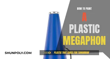 Painting a Plastic Megaphone: A Step-by-Step Guide