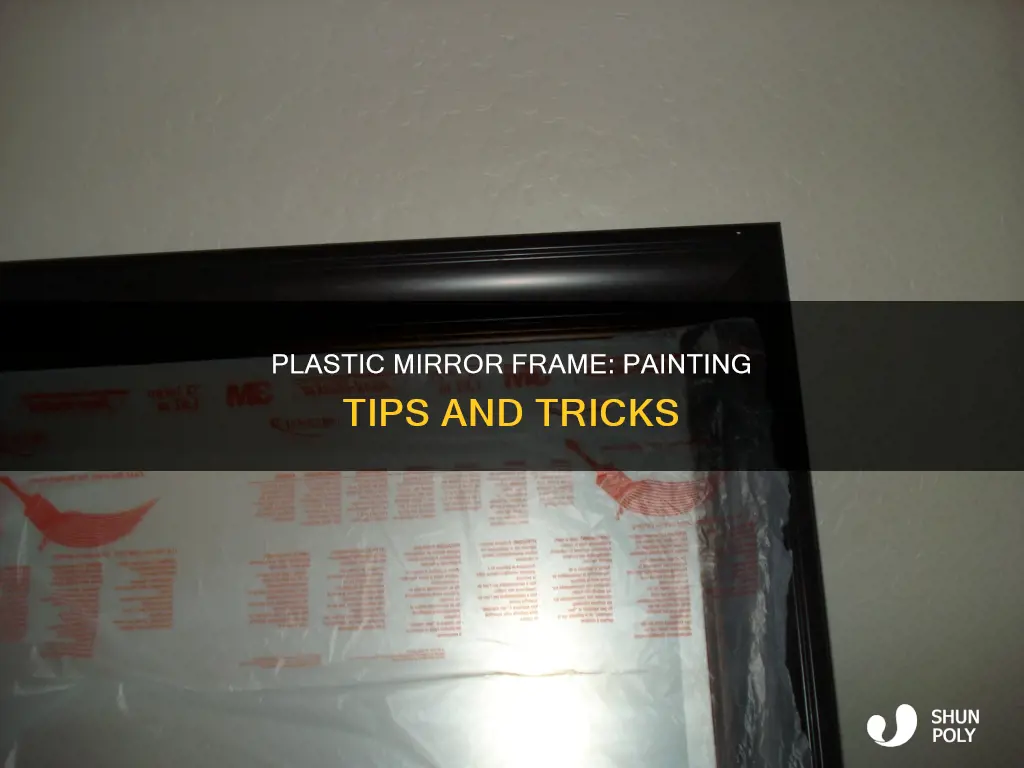 how to paint a plastic mirror frame