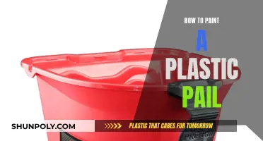 Transform a Plastic Pail with Paint: A Simple Guide