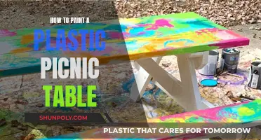 Transform Your Plastic Picnic Table with Paint