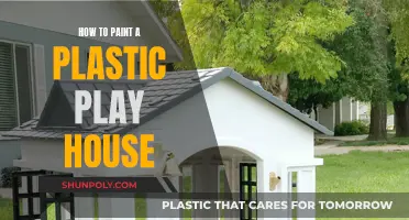 Transforming a Plastic Playhouse with Paint